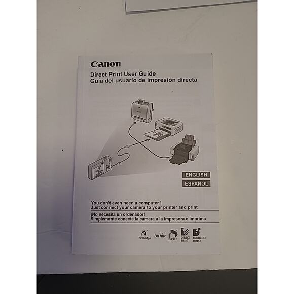 Canon Power Shot A560 Digital Camera Camera User Guides English Advanced Basic - Picture 7 of 9